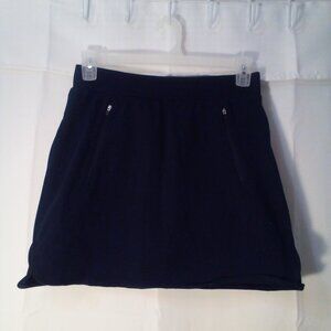 T by Talbots Skort Women S Skirt With Shorts Active Athletic Zip Pockets Blue